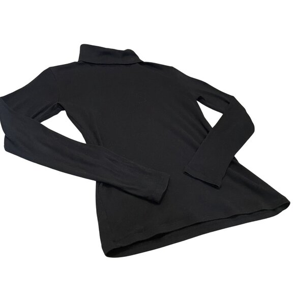 Long Sleeve Turtleneck Shirt • Black • US Small - Picture 2 of 13